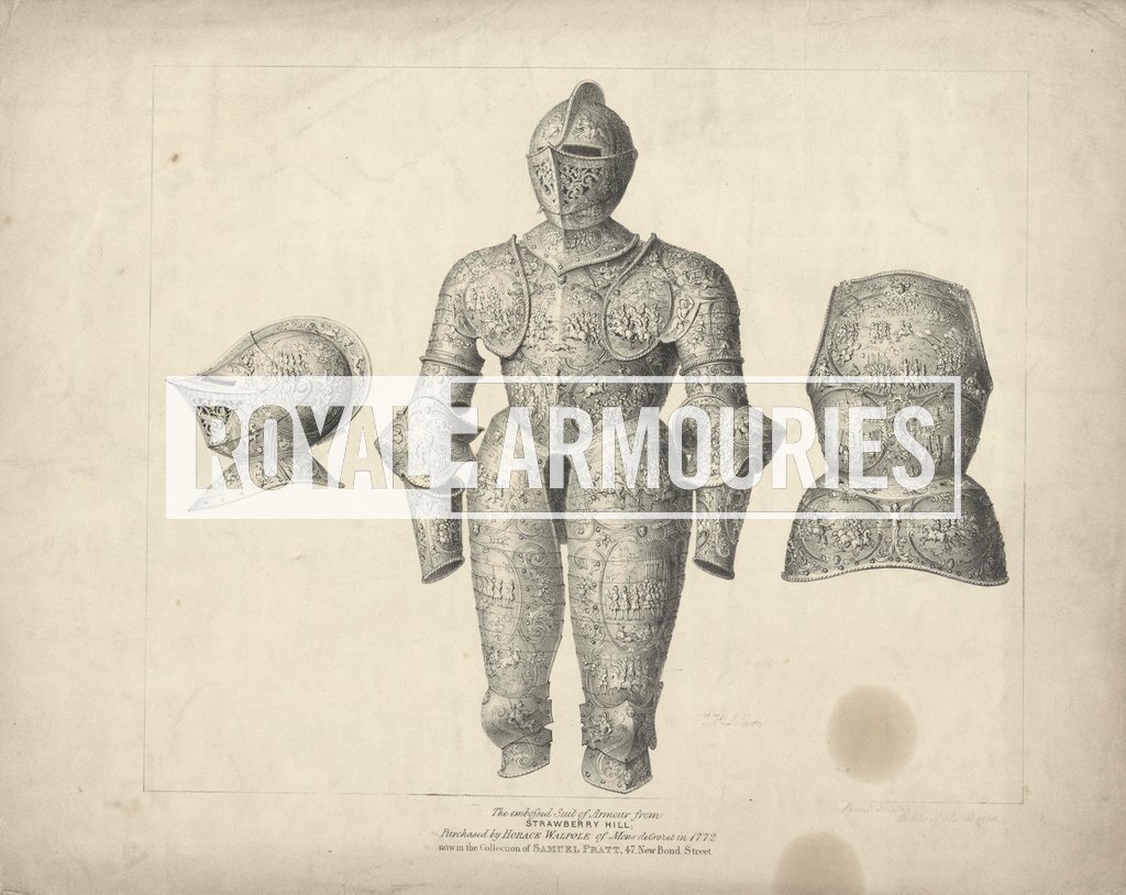 The embossed Suit of Armour from Strawberry Hill - Royal Armouries