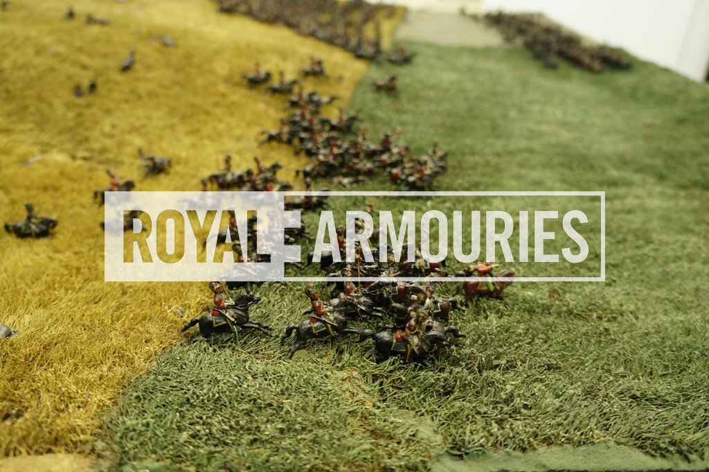 Siborne Model during conservation - Royal Armouries