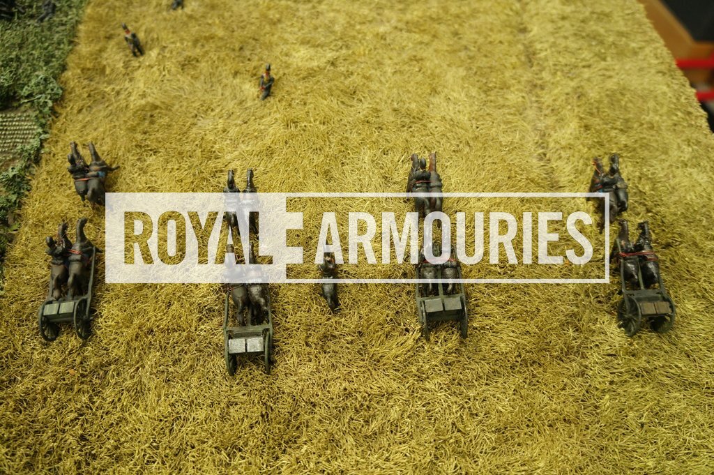 Siborne Model during conservation - Royal Armouries